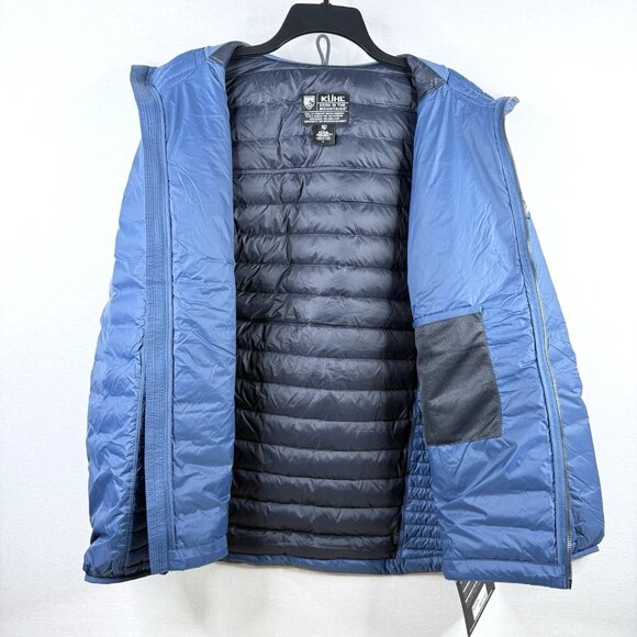 Kuhl Men's Size L Spyfire Hoody Goose Down Powell Blue MSRP $299 - Picture 5 of 16